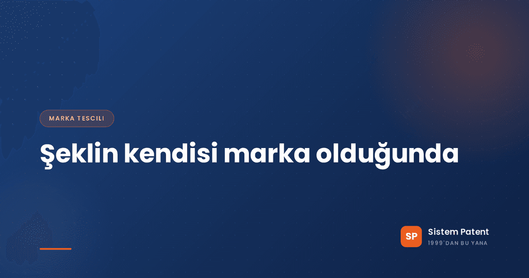 Bir rafta ayırt edici kıvrımlı bir şişe ve biçimlendirilmiş ürün ambalajı silueti, Türkiye'de üç boyutlu şekil markalarını gösteren görsel