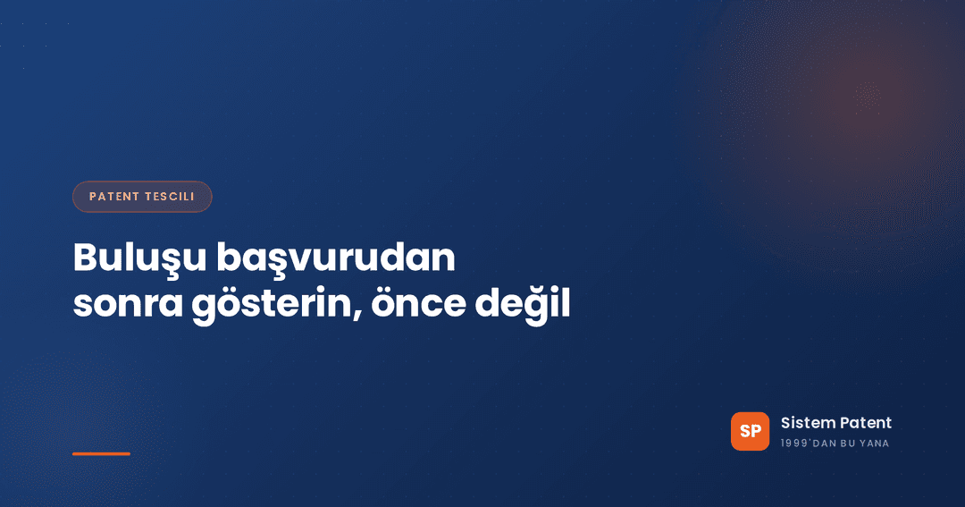 Bir buluş sahibinin fuar standında prototipini tanıtması, başvurudan önce kamuya açık bir demonun Türkiye'de patent yeniliğini nasıl yok edebileceğini gösteren görsel