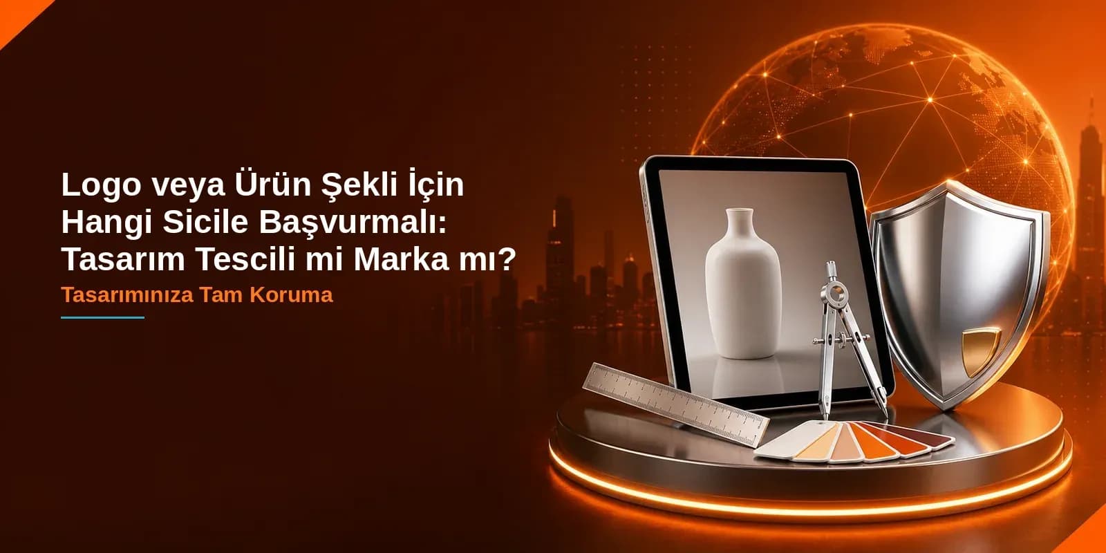 Logo veya Ürün Şekli İçin Hangi Sicile Başvurmalı: Tasarım Tescili mi Marka mı? — Sistem Patent